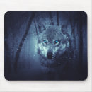 Recherche de loup bleu tapis souris Yeux