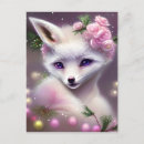 Recherche de renard blanc cartes postales Renards