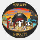 Recherche de butin autocollants Pirate