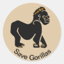 Recherche de gorilla autocollants Primate