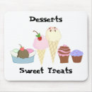 Recherche de desserts tapis souris Glace
