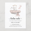 Recherche de ballet 11x14 invitations Rose