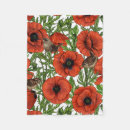 Recherche de rouges couvertures plaids Floral