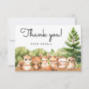 Recherche de woodland remerciements cartes Nature
