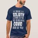 Recherche de david goliath tshirts Dieu