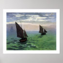Recherche de bateaux pêche monet posters Impressionniste