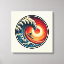 Recherche de vagues impressions sur toile Été