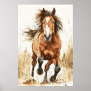 Recherche de un cheval posters Peinture