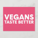 Recherche de vegan cartes postales Typographie