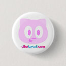 Recherche de minous mignons badges Rose