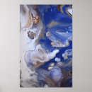 Recherche de marbre brun posters Bleu