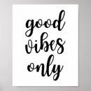 Recherche de good vibes only posters Inspiration