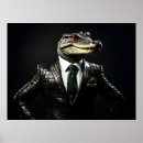 Recherche de crocodile posters Drôle
