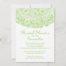 Recherche de nuptiale verte de douche invitations Chic