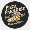 Recherche de pizza de pepperoni autocollants Cuisine italienne