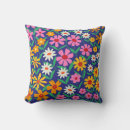 Recherche de fleur hippie coussins Rétro