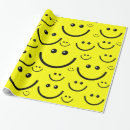 Recherche de visage jaune papier cadeau Mignon