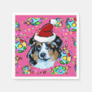 Recherche de berger australien serviettes Noël