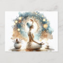 Recherche de pose yoga cartes postales Poser