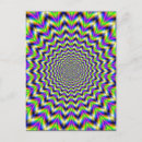 Recherche de illusions optiques cartes postales Vert