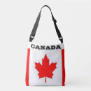 Recherche de drapeau canadien sacs Rouge