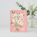 Recherche de marguerite rose cartes postales Fleurs