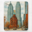 Recherche de paysage urbain tapis souris Vintage