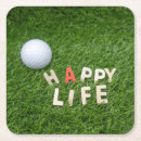 Recherche de boule golf de dessous de verres Herbe
