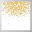 Recherche de mandala floral posters Élégant