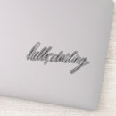 Recherche de hello autocollants Script