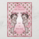 Recherche de vintage twin baby shower invitations Pour elle