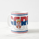Recherche de drapeau serbe tasses Serbie