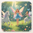 Recherche de licorne dessous de verres Papillon