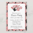 Recherche de partie de bunco invitations Rose