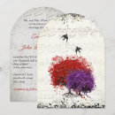 Recherche de arbre rouge invitations Couple