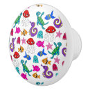 Recherche de hippocampes boutons et poignées de porte Mer