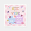 Recherche de six serviettes Fête d'anniversaire
