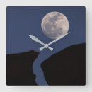 Recherche de de pleine lune horloges Paysage