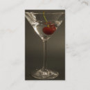 Recherche de boissons alcoolisées cartes visite Martini