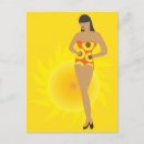 Recherche de filles de bikini cartes postales Vacances d'été