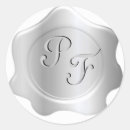 Recherche de joint de cire autocollants Monogramme