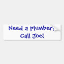 Recherche de plombiers voiture autocollants Joe