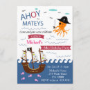 Recherche de pirates 11x16 invitations Navire