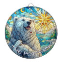 Recherche de ours jeux de fléchettes Blanc