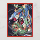 Recherche de dragon asiatique cartes postales Dessin