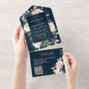 Recherche de élégant de bleu royal mariage invitations Aquarelle florale bleu marine