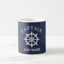 Recherche de capitaine de bateau tasses Marin