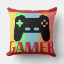 Recherche de console jeu de coussins Joueur