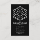 Recherche de flocons cartes visite Élégant