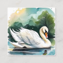 Recherche de cygnes cartes visite Faune